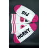 Sk8erboy Chaussettes blanches HORNY PIG Sk8erboy